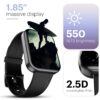 Noise Pulse 2 Max 1.85" Display, Bluetooth Calling Smart Watch, 10 Days Battery, 550 NITS Brightness, Smart DND, 100 Sports Modes, Smartwatch for Men and Women  Visit the Noise Store
