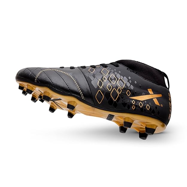 Vector X Men's Blaze Series Football Shoes with TPU/Synthetic Leather Upper|Comfortable Soccer Sports Shoe |Footwear Studs for Adult, Men & Boys | - Image 3